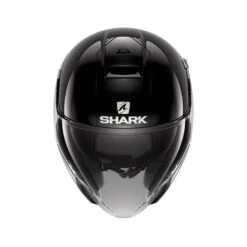 Shark City Cruiser Dual Blank Black/Anthracite Helmet -Motorcycle Gear large 1055