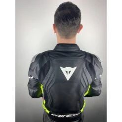 Dainese Racing 3 Leather Jacket -Motorcycle Gear large 1294