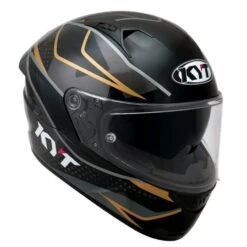 KYT NF-R Davo Replica Black/Grey/Gold Helmet -Motorcycle Gear large 154