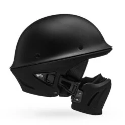 Bell Rogue Solid Matte Black Helmet -Motorcycle Gear large 303