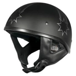 M2R Rebel Last Stand No Peak Matte Helmet -Motorcycle Gear large 337