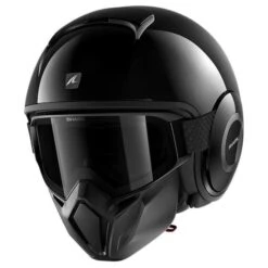 Shark Street Drak Blank Black Helmet
