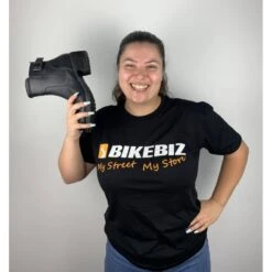 Falco Women's Ayda Low Black Boots -Motorcycle Gear large 3666