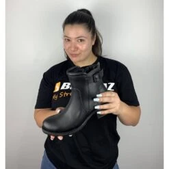 Falco Women's Ayda Low Black Boots -Motorcycle Gear large 3668