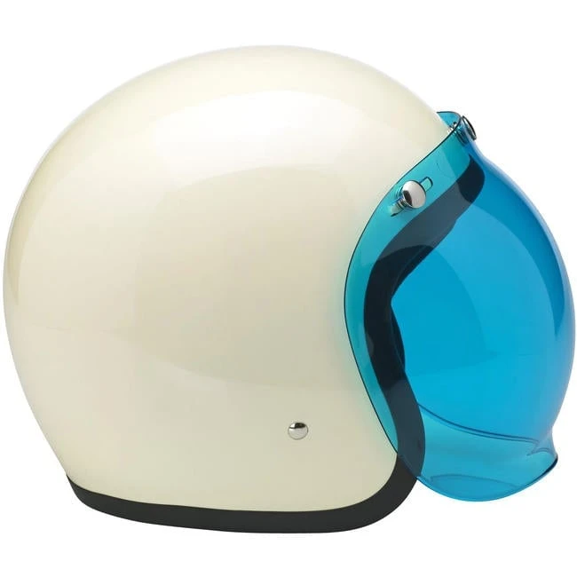 Biltwell Gringo Blue Bubble Shield 4 Biltwell Gringo Blue Bubble Shield - Image 4