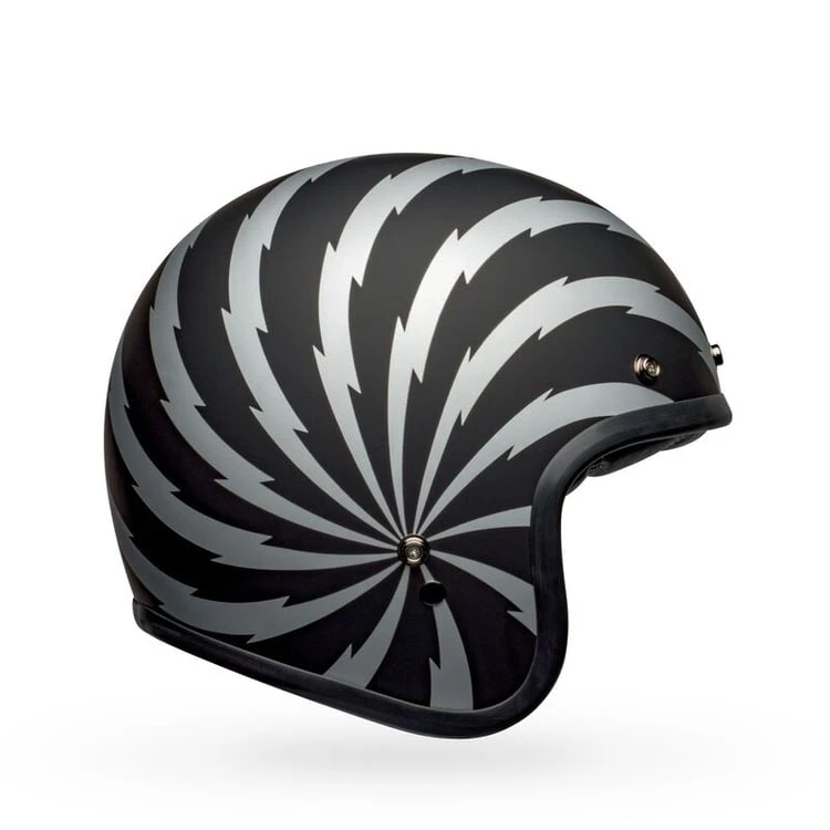 Bell Custom 500 SE Vertigo Matt Black/Silver Helmet 1 Bell Custom 500 SE Vertigo Matt Black/Silver Helmet
