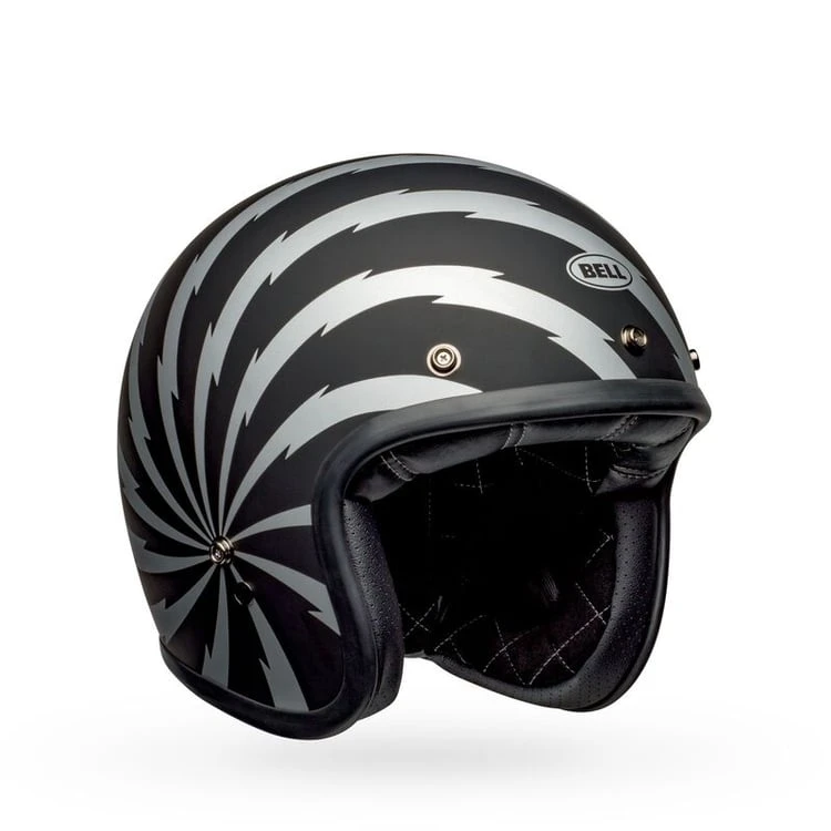 Bell Custom 500 SE Vertigo Matt Black/Silver Helmet 2 Bell Custom 500 SE Vertigo Matt Black/Silver Helmet - Image 2