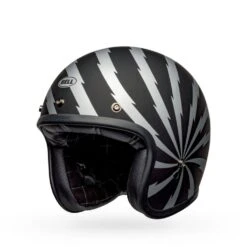 Bell Custom 500 SE Vertigo Matt Black/Silver Helmet 11 Bell Custom 500 SE Vertigo Matt Black/Silver Helmet -Motorcycle Gear large 452