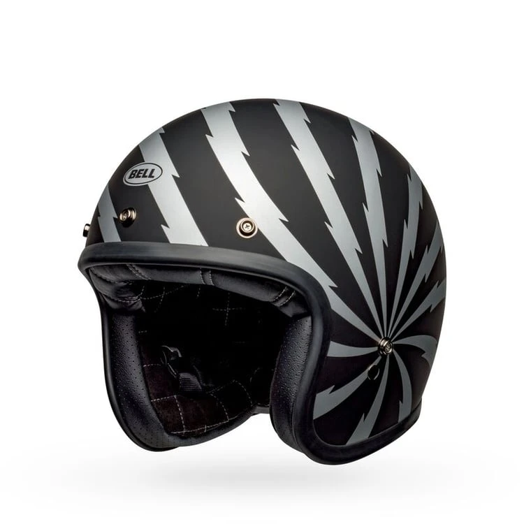Bell Custom 500 SE Vertigo Matt Black/Silver Helmet 4 Bell Custom 500 SE Vertigo Matt Black/Silver Helmet - Image 4