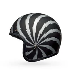 Bell Custom 500 SE Vertigo Matt Black/Silver Helmet 15 Bell Custom 500 SE Vertigo Matt Black/Silver Helmet -Motorcycle Gear large 456