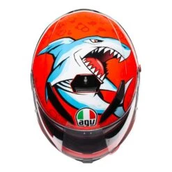 AGV K3 SV Attack Helmet -Motorcycle Gear large 552
