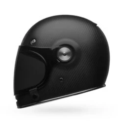 Bell Bullitt Carbon Solid Matte Black Helmet -Motorcycle Gear large 631
