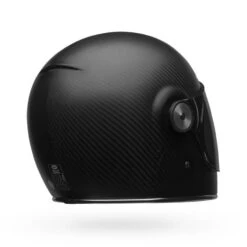 Bell Bullitt Carbon Solid Matte Black Helmet -Motorcycle Gear large 634