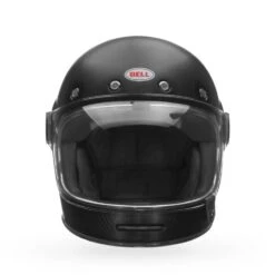 Bell Bullitt Carbon Solid Matte Black Helmet -Motorcycle Gear large 636