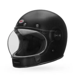 Bell Bullitt Carbon Solid Matte Black Helmet -Motorcycle Gear large 637