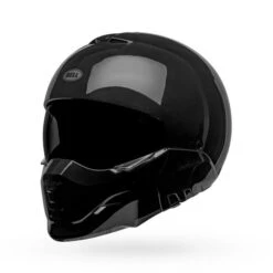 Bell Broozer Solid Black Helmet -Motorcycle Gear large 800