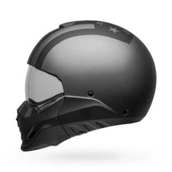 Bell Broozer Free Ride Grey/Black Helmet -Motorcycle Gear large 825